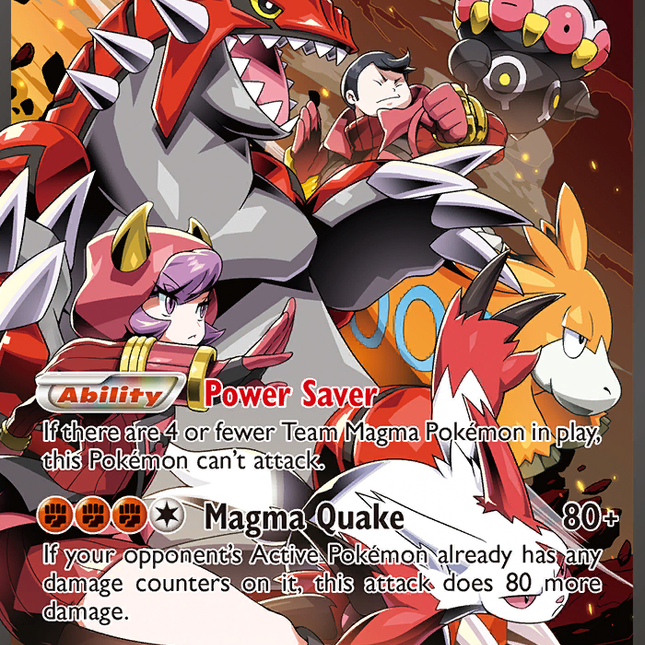 Team Magma's Groudon ex (15/34) [XY: Double Crisis]