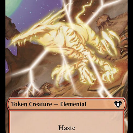 Spirit (0039) // Elemental (0025) Double-Sided Token [Commander Masters Tokens]