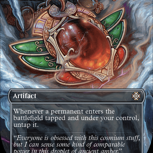 Amulet of Vigor (Borderless) [The Lost Caverns of Ixalan Commander]