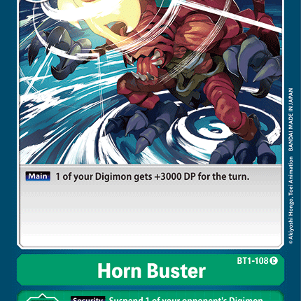 Horn Buster [BT1-108] [Release Special Booster Ver.1.0]