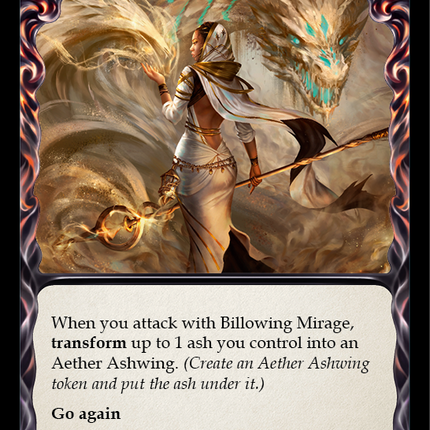 Billowing Mirage (Yellow) [UPR019] (Uprising)  Rainbow Foil