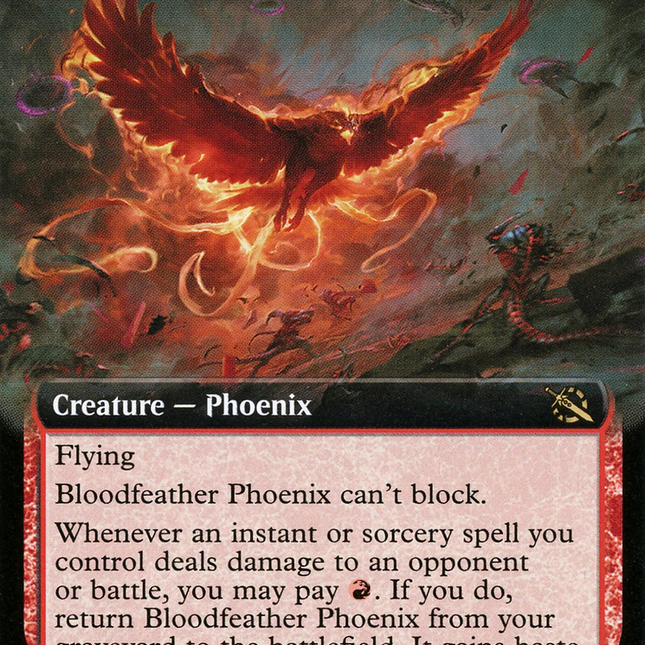 Bloodfeather Phoenix (Extended Art) [March of the Machine]