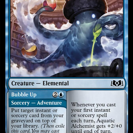 Aquatic Alchemist // Bubble Up [Wilds of Eldraine]