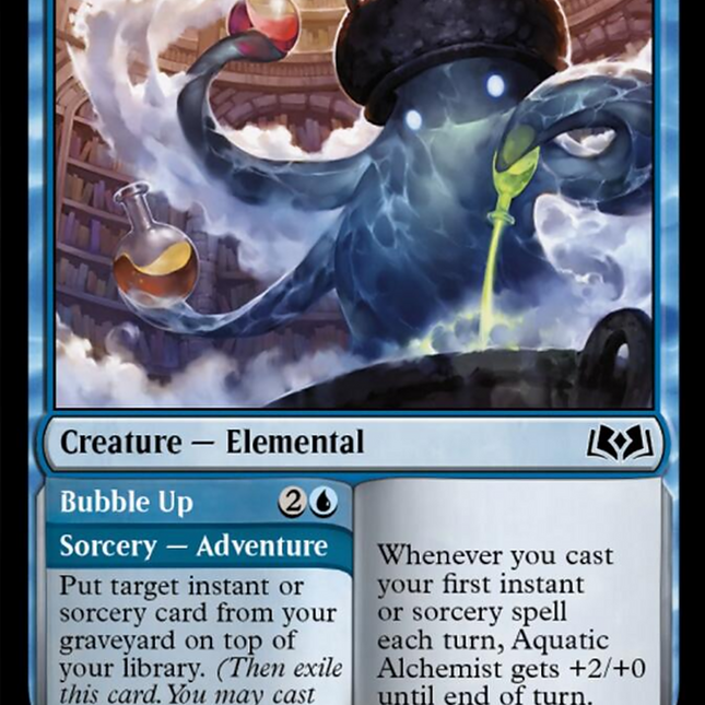 Aquatic Alchemist // Bubble Up [Wilds of Eldraine]