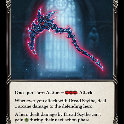 Dread Scythe [MON229-CF] (Monarch)  1st Edition Cold Foil