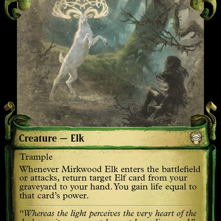 Mirkwood Elk [The Lord of the Rings: Tales of Middle-Earth Commander Showcase Scrolls]