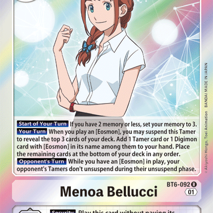 Menoa Bellucci [BT6-092] [Double Diamond]