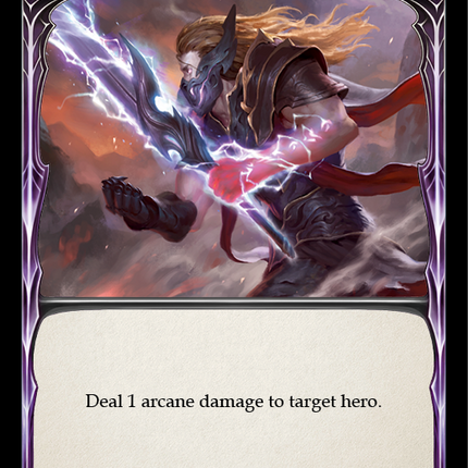 Arcanic Crackle (Blue) [U-MON237-RF] (Monarch Unlimited)  Unlimited Rainbow Foil