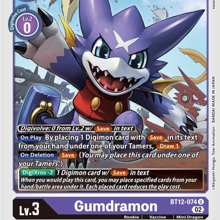 Gumdramon [BT12-074] [Across Time]