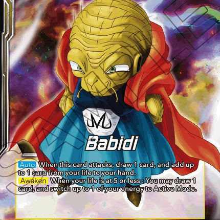 Babidi // Babidi, Insidious Reckoning (Silver Foil) (P-476) [Tournament Promotion Cards]