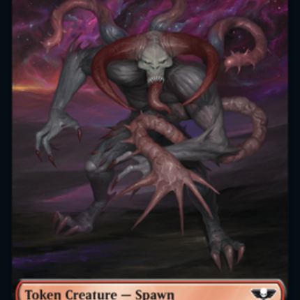 Spawn // Astartes Warrior Double-Sided Token [Warhammer 40,000 Tokens]