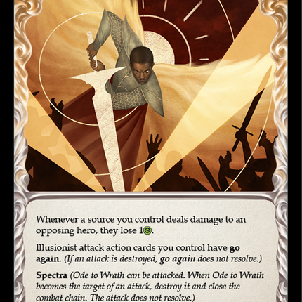 Ode to Wrath [U-MON013-RF] (Monarch Unlimited)  Unlimited Rainbow Foil