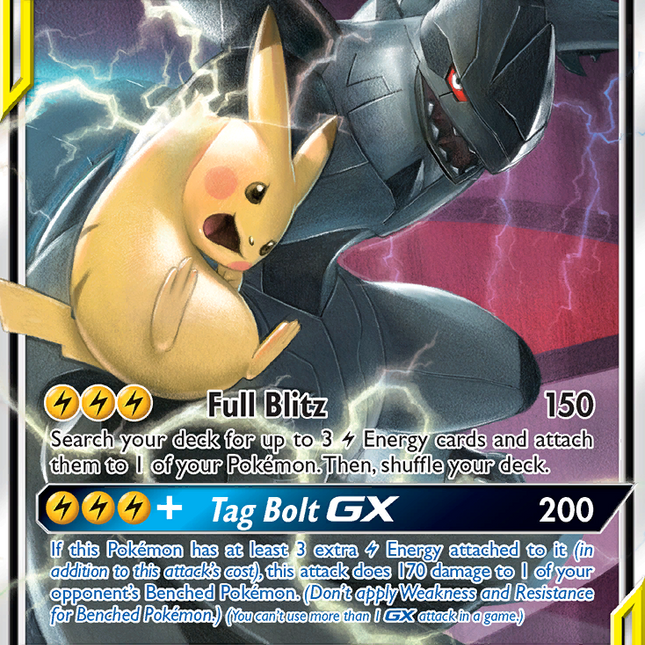 Pikachu & Zekrom GX (33/181) [Sun & Moon: Team Up]