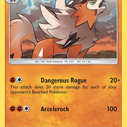 Lycanroc (76/133) (Theme Deck Exclusive) [Sun & Moon: Forbidden Light]