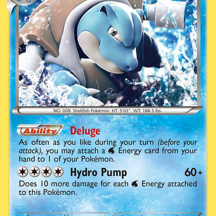Blastoise (16/101) (Cosmos Holo) (Blister Exclusive) [Black & White: Plasma Blast]