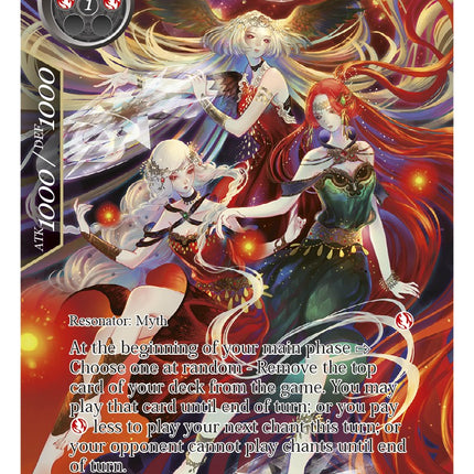 The Three Sisters of Time (Full Art) (WOM-041) [Winds of the Ominous Moon]