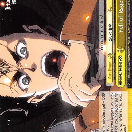 Yell of Rage (AOT/S50-E023a CC) [Attack on Titan Vol. 2]