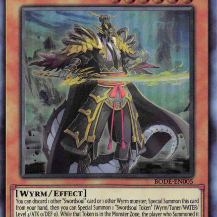 Swordsoul Strategist Longyuan [BODE-EN005] Ultra Rare