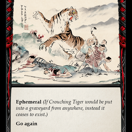 Crouching Tiger [DYN065] (Dynasty)  Rainbow Foil