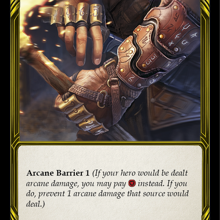 Nullrune Gloves (Golden) [FAB070] (Promo)  Cold Foil