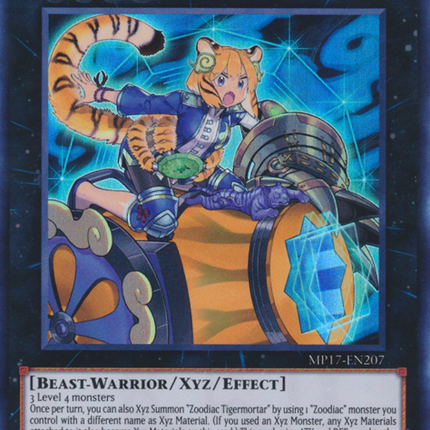 Zoodiac Tigermortar [MP17-EN207] Ultra Rare