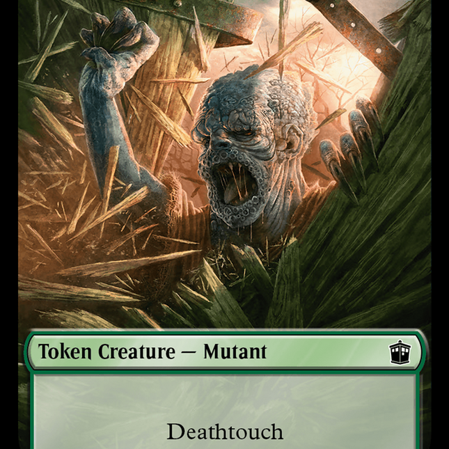 Mutant // Alien Insect Double-Sided Token [Doctor Who Tokens]
