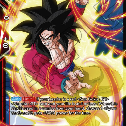 SS4 Son Goku, Digging Deep (BT18-011) [Dawn of the Z-Legends]