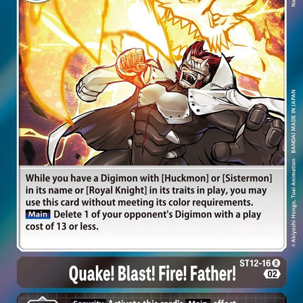 Quake! Blast! Fire! Father! [ST12-16] [Starter Deck: Jesmon] – TokenMTG