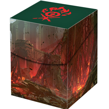 Ultra PRO: Deck Box - PRO 100+ (Guilds of Ravnica - Gruul Clans)