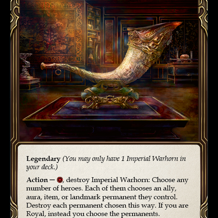 Imperial Warhorn [DYN242] (Dynasty)  Cold Foil
