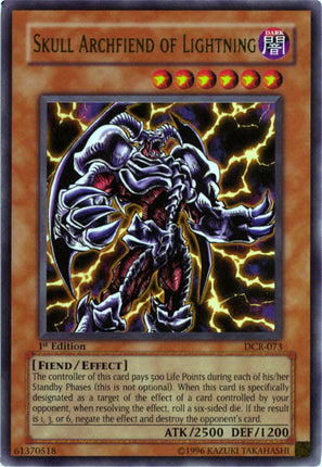 Skull Archfiend of Lightning [DCR-073] Ultra Rare