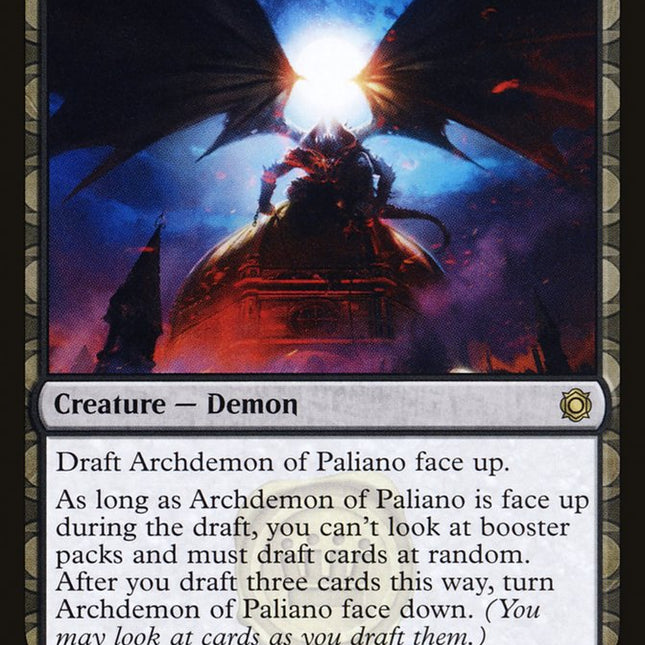 Archdemon of Paliano [Conspiracy: Take the Crown]