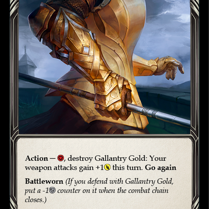 Gallantry Gold [U-MON108-RF] (Monarch Unlimited)  Unlimited Rainbow Foil
