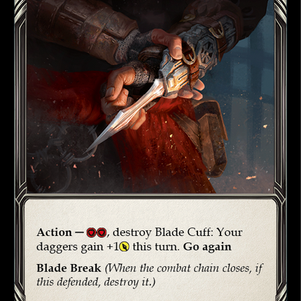 Blade Cuff [OUT141] (Outsiders)  Rainbow Foil