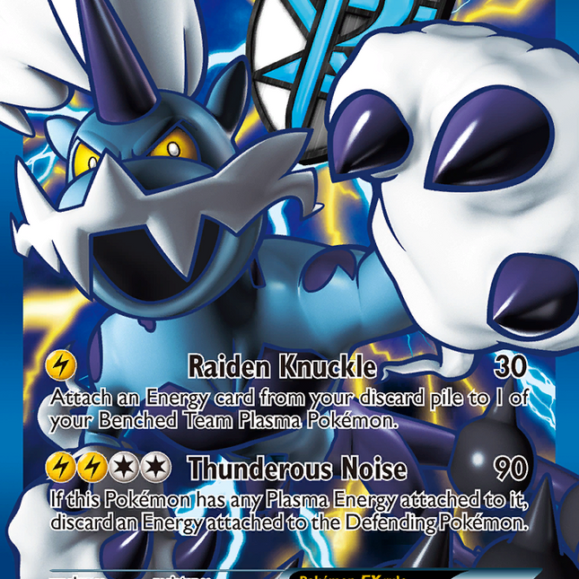 Thundurus EX (110/116) [Black & White: Plasma Freeze]