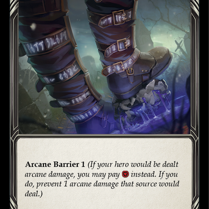 Nullrune Boots [U-ARC158] (Arcane Rising Unlimited)  Unlimited Rainbow Foil