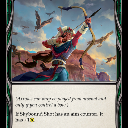 Skybound Shot (Yellow) [OUT128] (Outsiders)  Rainbow Foil