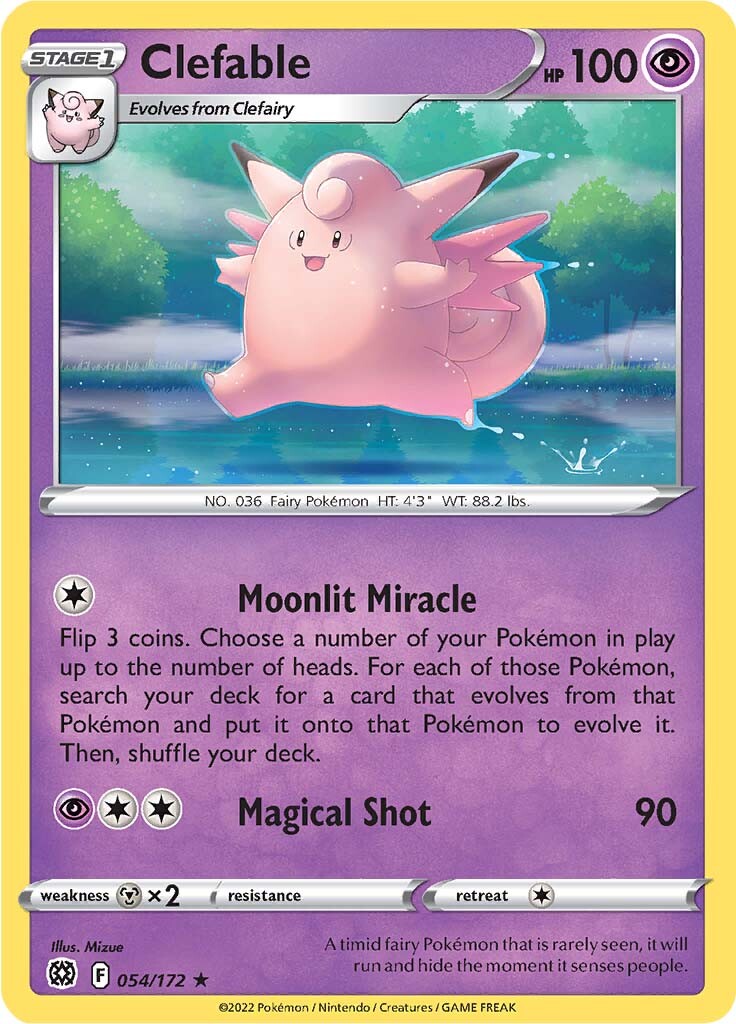 Clefable (054/172) [Sword & Shield: Brilliant Stars] – TokenMTG