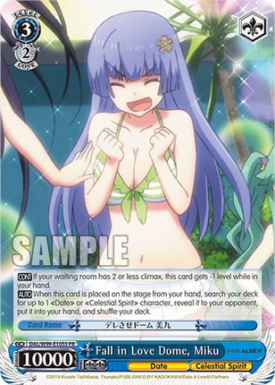 Fall in Love Dome, Miku (Foil) [Date A Live Vol.2]