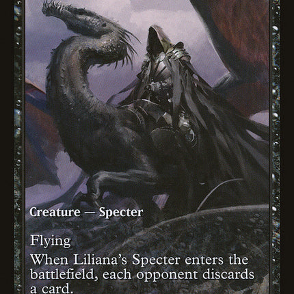 Liliana's Specter (Extended Art) [Magic 2011 Promos]