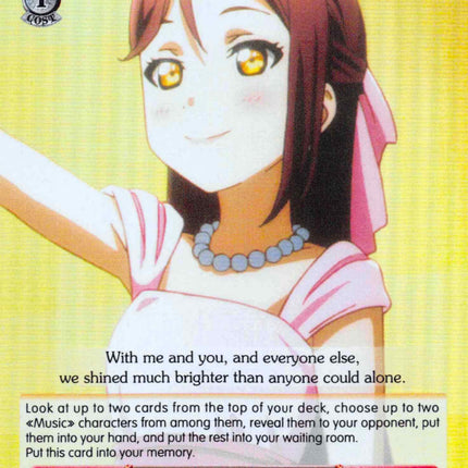 Shining Much Brighter Than Anyone Could Alone (LSS/WE27-E34 U) (Parallel Foil) [Love Live! Sunshine!! Extra Booster]