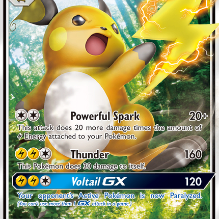 Raichu GX (29/73) [Sun & Moon: Shining Legends]