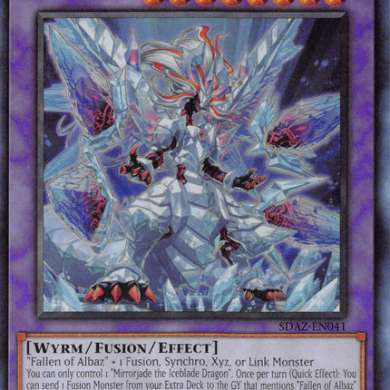 Mirrorjade the Iceblade Dragon [SDAZ-EN041] Ultra Rare