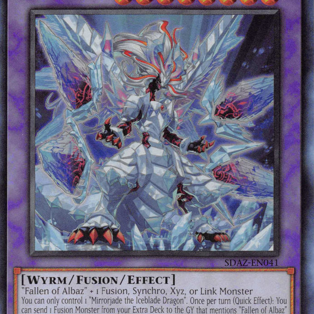 Mirrorjade the Iceblade Dragon [SDAZ-EN041] Ultra Rare