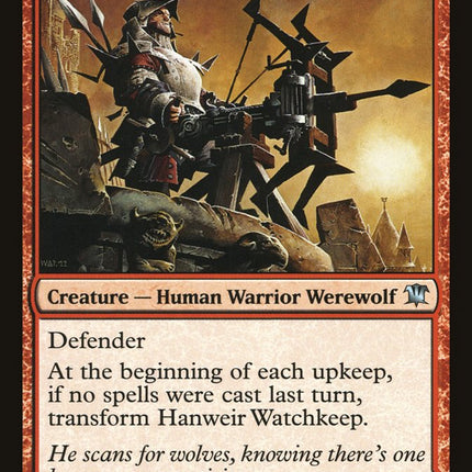 Hanweir Watchkeep // Bane of Hanweir [Innistrad]