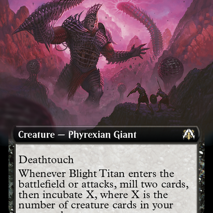 Blight Titan (Extended Art) [March of the Machine Commander]