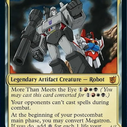 Megatron, Tyrant // Megatron, Destructive Force [Transformers] – TokenMTG