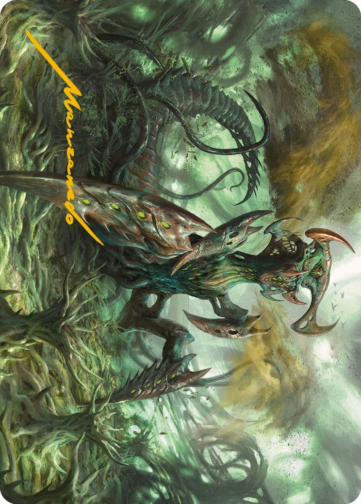 Zopandrel, Hunger Dominus Art Card (Gold-Stamped Signature) [Phyrexia: –  TokenMTG