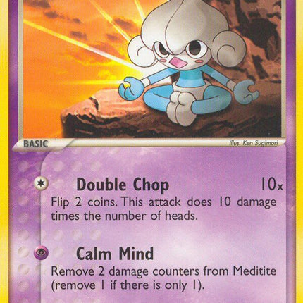 Meditite (65/101) [EX: Battle Stadium]