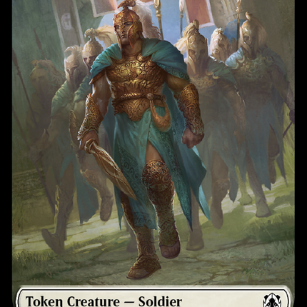 Vampire Knight // Soldier Double-Sided Token [March of the Machine Commander Tokens]
